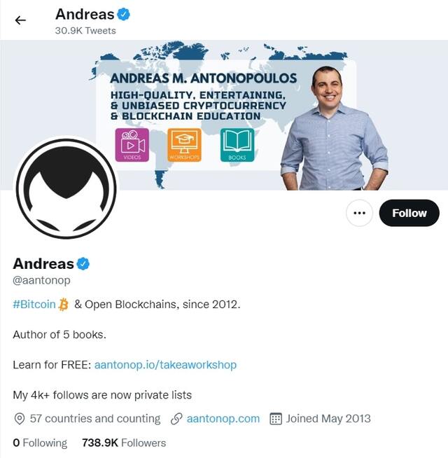 Andreas Antonopoulos - il Self Made crypto influencer