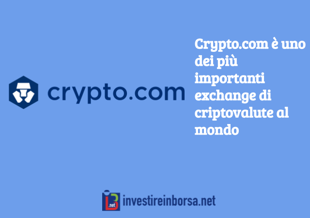 Crypto.com è uno dei principali exchange di criptovalute del 2023